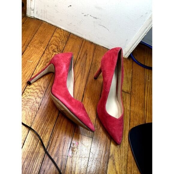 Blokecore gorpcore nostalgia earthy artisanal Sandro Heel Shoe Red Size 36 - Picture 3 of 5